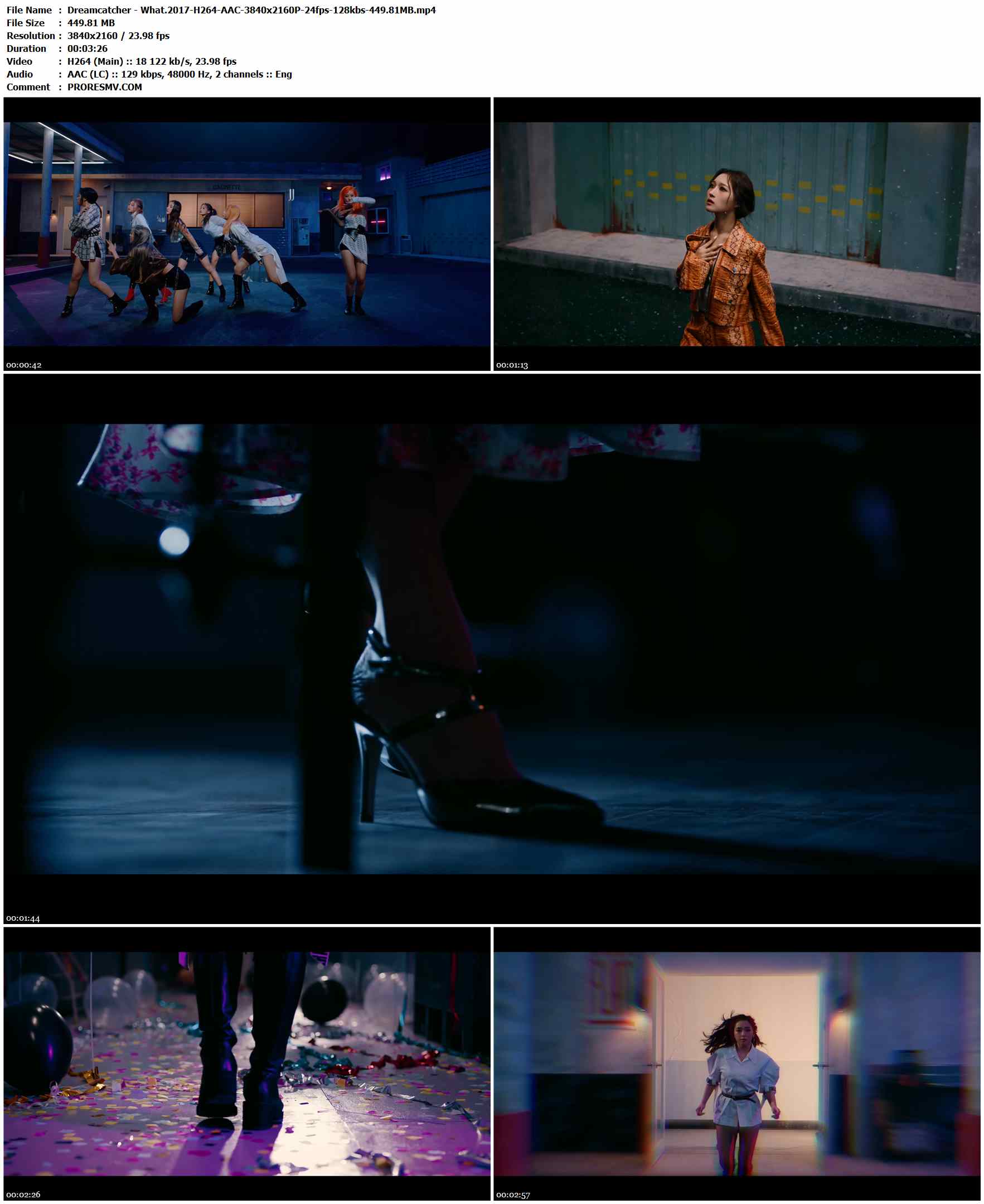 Dreamcatcher - What.2017-H264-AAC-3840x2160P-24fps-128kbs-449.81MB官方MV_高清MV